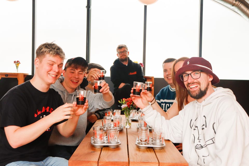 3 Locks Brewing Company: Guided tasting and brewery tour - The Guides: Mick and Shay Keep It Light, Not Fluffy