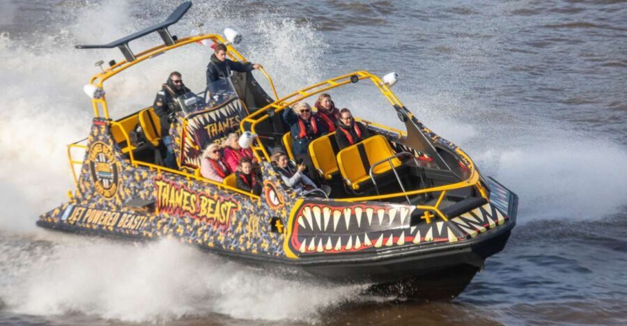 London: 40-Minute Thames Beast Jetboat Tour - The 40-minute route: Shard, HMS Belfast, and a real Tower Bridge moment