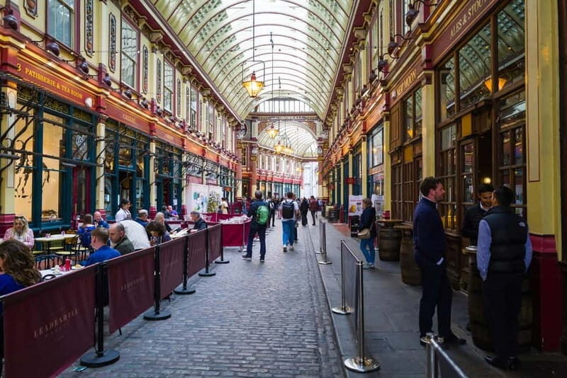 London: Borough Market Food Tour with Local Guide - Leadenhall Market: the Victorian arcade with that movie-set feel