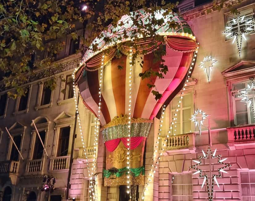 London: Christmas Lights Guided Walking Tour - Oxford Street finale: set up for Hyde Park’s Winter Wonderland