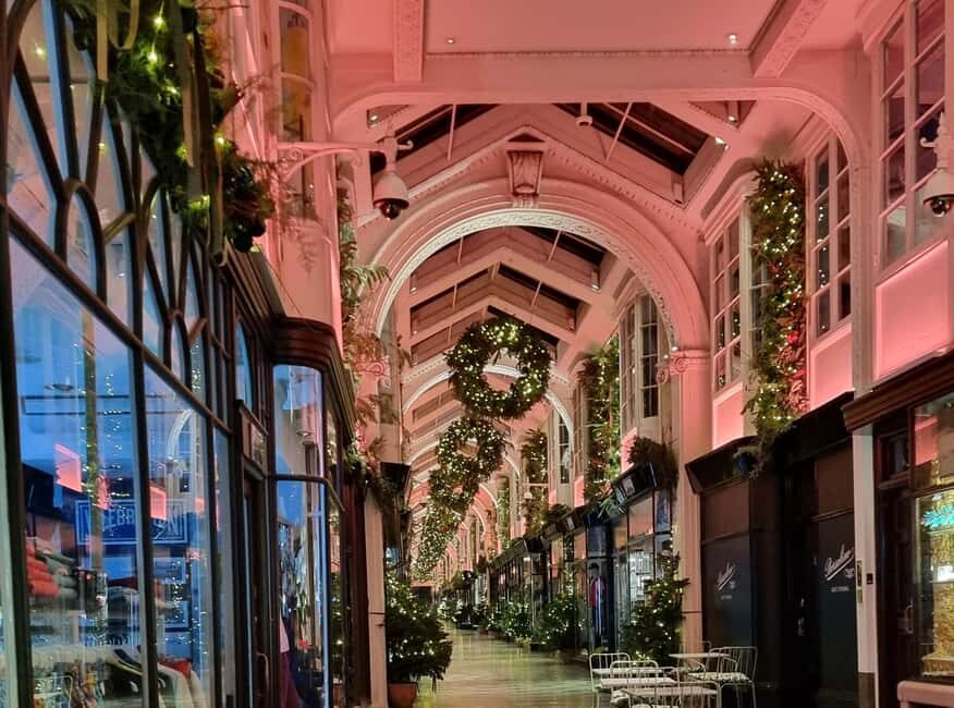 London: Christmas Lights Guided Walking Tour - Winter Wonderland upgrade: Real Ice Slide, Bavarian dinner, and a drink