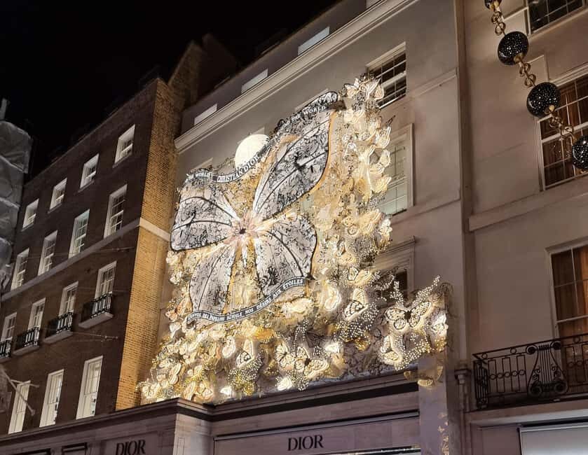 London: Christmas Lights Guided Walking Tour - What to bring for cold streets and bright lights