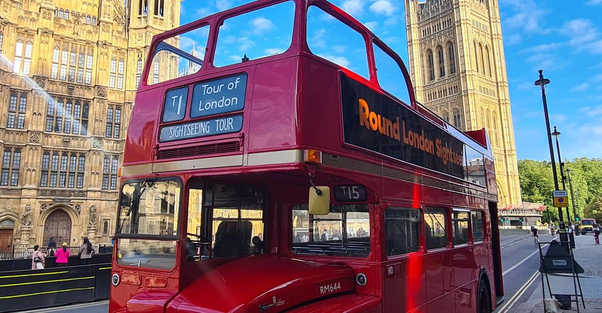 London: Guided Sightseeing Tour on a Vintage Open-Top Bus - Key Things to Know Before You Go