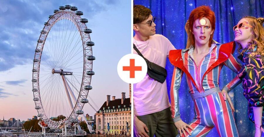 London: London Eye and Madame Tussauds Combo Ticket - The rides and 3D moments that add extra fun