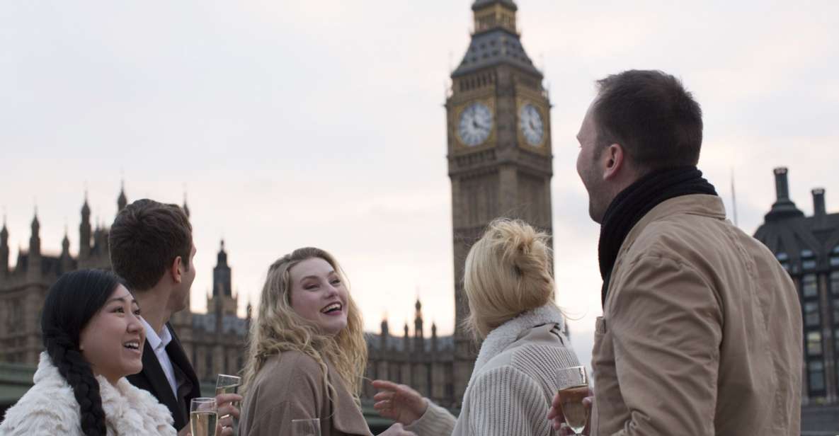London: River Thames Evening Cruise with Bubbly and Canapés - The bubbly and canapés: a welcome snack, not dinner