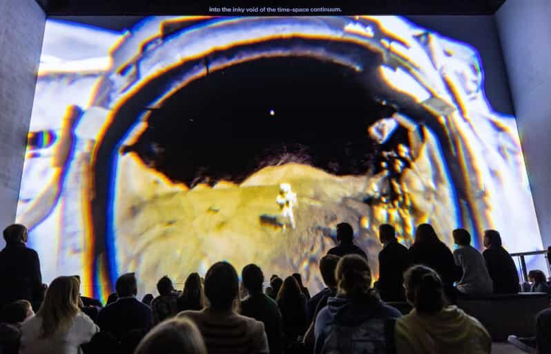 London: The Moonwalkers: A Journey with Tom Hanks Exhibition - The show’s audio-visual tech: why projection and sound do the heavy lifting