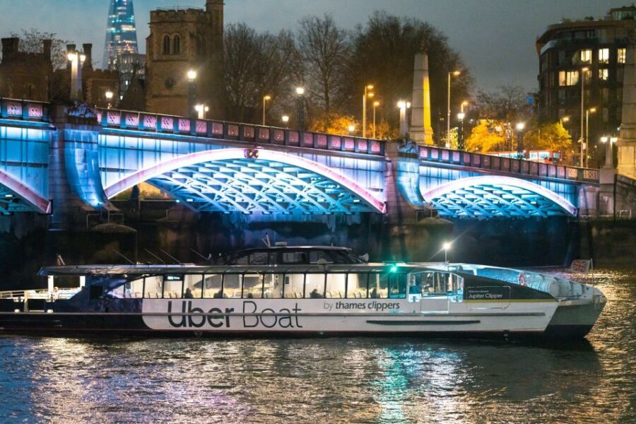 London: Uber Boat 1-Day Hop-On Hop-Off and Cable Car Tickets - Thames Clippers hop-on hop-off: what it’s like in real time