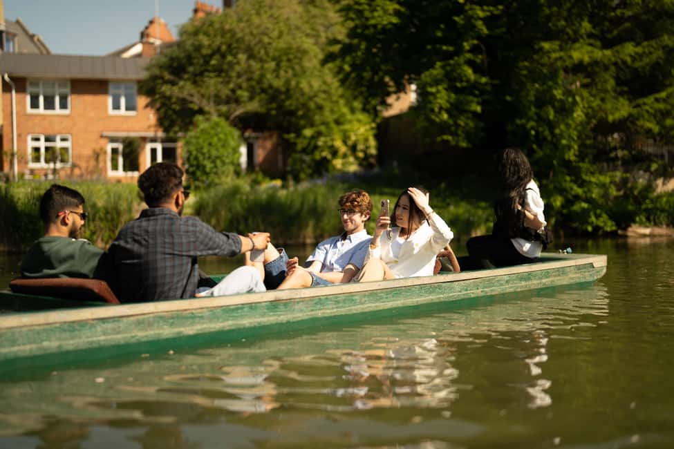 Oxford: Punting Tour on the River Cherwell - From Magdalen Bridge Boathouse to floating near Oxford’s front doors