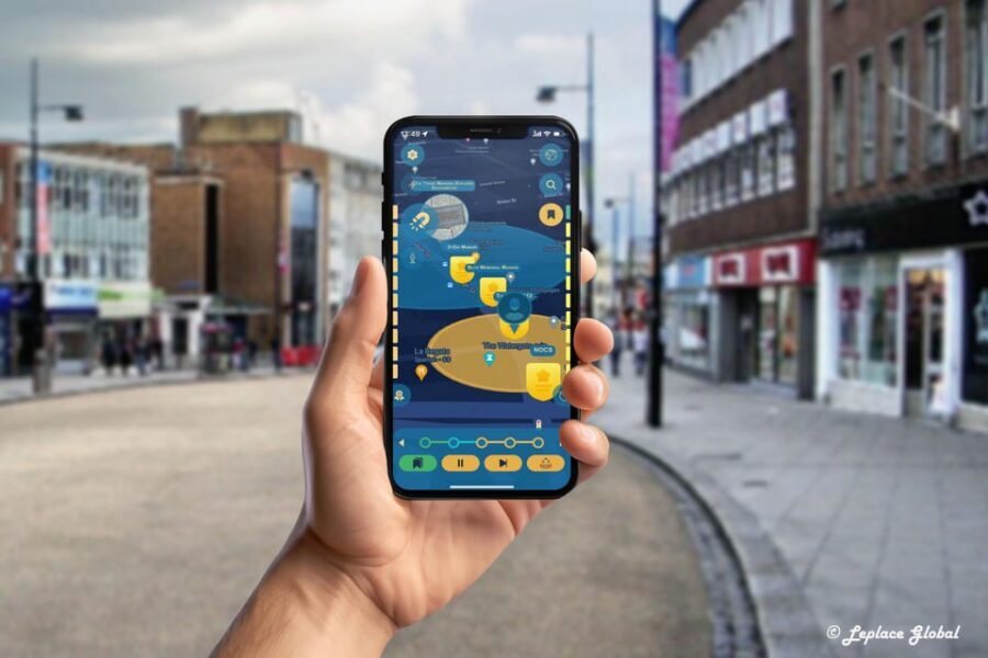 Secrets of the Titanic Walking Tour with Smartphone App - How the Leplace World game guides your route