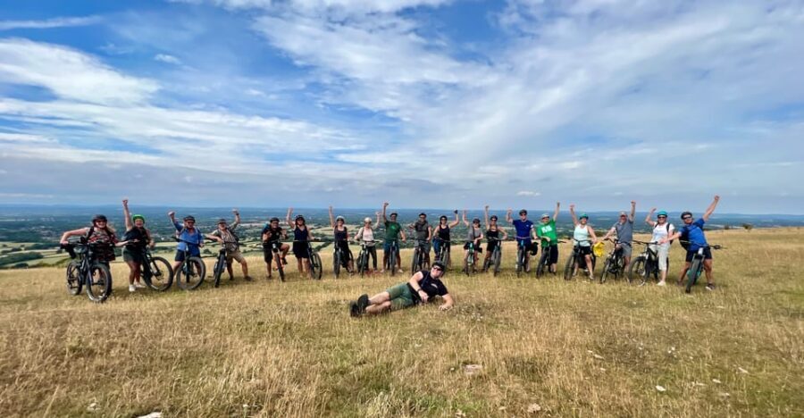 Seven Sister Coastal eBike & Drive Tour - Friston Forest: singletrack riding with real climbs