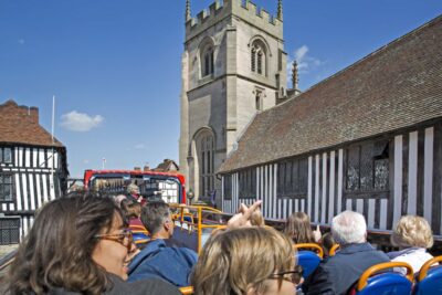 Stratford-upon-Avon:City Sightseeing Hop-On Hop-Off Bus Tour - From Bridge Foot to the Royal Shakespeare Theatre: getting your bearings fast