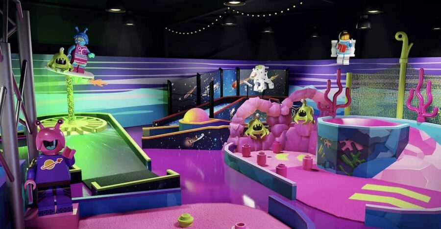 Windsor: LEGOLAND Adventure Golf - Four themed courses: Space, LEGO City, Medieval, Pirates